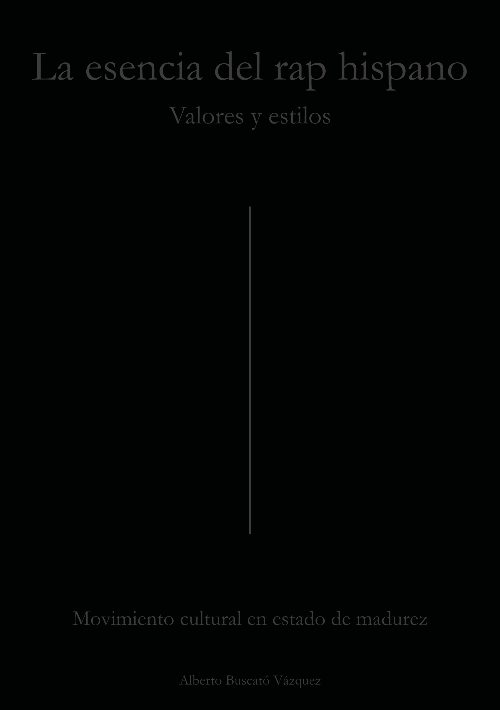 Portada de La esencia del rap hispano